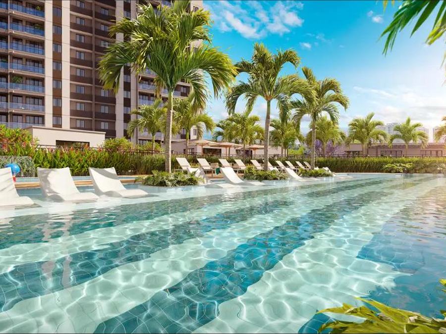 Piscina do Ilhamar Beach e Home, na Barra Olímpica